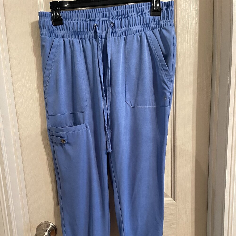 HH Works Scrub Pants Ceil Blue Women's XS-Petite